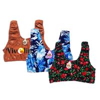 Gambar Paket 6 Pcs Miniset Bra Sport Wanita Remaja Dewasa Busui Menyusui Bisa Pakai Katun - Order 6 PCS, XL (BB 30-45 KG) dari Vivelin Official Store_NEW undefined 1 Tokopedia