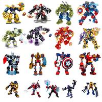 Gambar Superhero Hulk Armor Spider Man Thanos Captain Iron Mecha Building Blocks Kits Brick Action Figures Model Kids Toy Gift dari GROSIR MOTIFDISHUB TRERBARUU undefined 1 Tokopedia