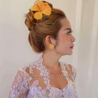 Gambar Bunga Hairdo Pucuk Arjuna aksesoris rambut wanita Perempuan Hiasan bali pucuk kembang rambut - Ungu, Kecil / size s dari Kencana Collection Bali_NEW undefined 4 Tokopedia