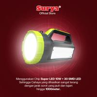 Gambar Senter LED SURYA Jumbo 10W SHTL10W Senter Besar SURYA SHT L10W 30 LED dari WOBBLE undefined 3 Tokopedia