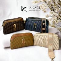 Gambar Akaci store | BRUNO Tas selempang dan bahu wanita 05-8257 Terbaru Bahan PVC Sintetis 3 ruang kuliah kerja kantor formal non formal simpel elegan sling bag murah ibu - COKLAT dari Akaci store undefined 2 Tokopedia