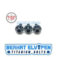 Gambar BAUT TITANIUM STAR HEAD COVER UJUNG KNALPOT PCX 150 160 ADV VARIO 160 - Purple dari marsadi undefined 1 Tokopedia