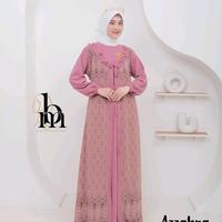 Gambar AZZAHRA DRESS ORI BY BIMA COLLECTION - dusty pink dari HIMA HIJAB COLLECTION undefined 3 Tokopedia