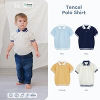 Gambar Nice Kids - TENCEL ™ Polo Shirt Atasan Kaos Berkerah Anak Premium MURAH - Blue, 1 Year dari Moiy ID undefined 1 Tokopedia