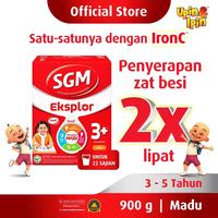 Gambar SGM Eksplor 3+ Dengan IronC Susu Bubuk Rasa Madu 900 Gram dari storehibiscus undefined 1 Tokopedia