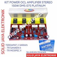 Gambar KIT POWER OCL STEREO 150W 150 WATT W DMS-075 DMS 075 DMS075 AMPLI AMPLIFIER AUDIO SOUND TRANSISTOR TR FINAL SANKEN II TR MOSPEC TIP2955 TIP3055 TIP 2SA1216 2SC2922 NO 2 DRIVER OCL AMPLI AUDIO PLATINUM AUDIO DRIVER POWER OCL STEREO DMS075 SANKEN II MOSPEC - SANKEN II dari SEPRAITERRBARU undefined 2 Tokopedia