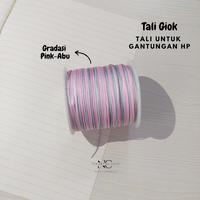 Gambar NC- Tali Giok Gradasi / Tali Untuk Gantungan Hp 1 Roll - Kerajinan Tangan Anak Manik DIY Mainan Anak  Bahan Meronce Terbaru7 - Gradasi Pink Abu dari NC_Sukabumi_Shop undefined 5 Tokopedia