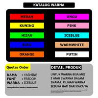 Gambar NEONSIGN CUSTOM LAMPU LED HURUF/NAMA CUTTING AKRILIK LAMPU HIAS PAPAN NAMA dari Lar's Creative undefined 3 Tokopedia