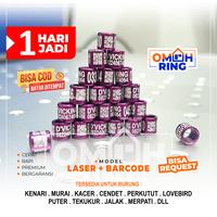 Gambar Omah Ring Burung Std Barcode Custome Murai/Kenari/Merpati/LB DLL - Harga untuk 25 Biji - Ungu, MURAI dari Omah Ring undefined 1 Tokopedia