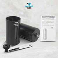 Gambar One Two Cups Alat Penggiling Kopi Manual Coffee Grinder Adjustable - RH200 - Hitam dari One Two Cups Official Store undefined 3 Tokopedia