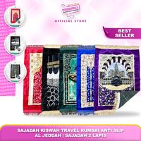 Gambar Sajadah Kiswah Travel Rumbai Anti Slip AL JEDDAH | Sajadah 2 Lapis BISA COD - Random dari PEDE MALL undefined 1 Tokopedia