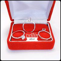 Gambar Cincin Soliter Satu Permata Zircon Perak 925 Asli Silver - size 10 dari VELLIN SILVER undefined 4 Tokopedia