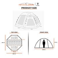Gambar HILLMAN BUNKER DOME GRANDE -TENDA DOME KAPASITAS 6-8 ORANG / TENDA DOUBLE LAYER / TENDA CAMPING DAN HIKING dari Dhaulagiri Official Store undefined 2 Tokopedia