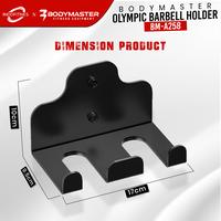 Gambar BODYMASTER Barbell holder 2 hole BM-A258, Rack Rak Untuk Stick Gym Rak Olympic Mount dari Indofitnes.ID undefined 4 Tokopedia