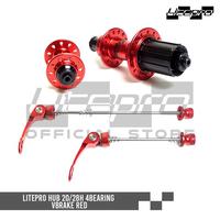 Gambar INSTAN LITEPRO HUB 20/28H 4BEARING VBRAKE LARIS - BLACK dari WHEEL WONDER undefined 1 Tokopedia