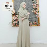 Gambar Lubna Abaya by Saz / abaya / abaya polos / abaya set hijab - Soft sage, Size 2 dari Kazami Store Malang undefined 5 Tokopedia