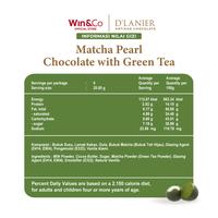 Gambar D'Lanier Chocolate Matcha Pearl with Green Tea Chocolate - 100gr dari Winco Official undefined 4 Tokopedia
