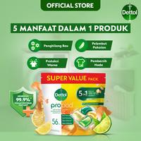 Gambar Dettol Propod Antibacterial Laundy Pod Citrus Rose 56s Tub 5in1 Laundry Kapsul - Sabun Cuci Baju dari Dettol Indonesia Store undefined 2 Tokopedia