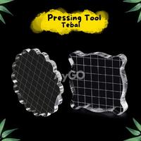 Gambar Pressing Tool Tebal / Pemipih Akrilik Tebal / Alat Pipih Clay / Pressing Shrink Plastic Dink - TBL-Bulat MOTIF 10cm dari Aygo_NEW undefined 1 Tokopedia