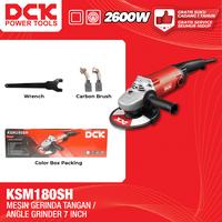 Gambar DCK Mesin Gerinda Tangan 7 Inch / Mesin Gerinda Listrik 7" / Gerinda Tangan 2600 Watt / Grinda 7 Inch / Angle Grinder KSM180SH dari DCK Power Tools Indonesia undefined 1 Tokopedia