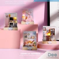 Gambar Cute Room - Corner of Happiness Series - Dollhouse 3D DIY House - QT-025 dari Dee-fastdelivery undefined 2 Tokopedia