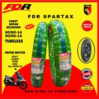Gambar Sepasang ban motor ring 14 FDR Flemino 80/90-14 dan 90/90-14 untuk Beat Vario Scoopy - FDR FLEMINO 80/90-14 & 90/90-14 dari Nabil Jaya Motor undefined 1 Tokopedia