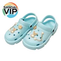 Gambar Sandal Anak Perempuan Baim Rantai Mutiara Kelinci, Barbie, Lucu Antiselip, Bernapas Fashion Sol tebal  shoe babe Rubber Sepatu - Pink untaian mutiara, 24-25 dari Sandal VIP undefined 5 Tokopedia