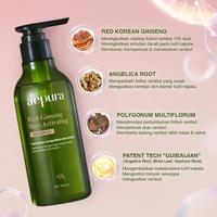 Gambar Aepura Red Ginseng Hair Activating Shampoo 300ml - Memperkuat Akar Rambut & Mengurangi Rambut Rontok Korean Herbal Extract dari GUDANG SKINCARE SBY undefined 3 Tokopedia