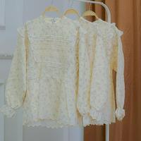 Gambar Blus Wanita Import Bahan Katun bordir All Size Elegan dan Mewah - Panjang, Atasan - bunga abu dari Nia Ceudah undefined 3 Tokopedia