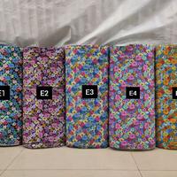 Gambar Kain Katun Lokal Bunga Mekar 2212050E - E1 dari Moro Seneng Textile Surabaya undefined 2 Tokopedia