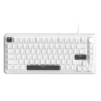 Ajazz AK820 | AK-820 Monochrome V2 Gasket Mount Mechanical Gaming Keyboard - White, Coconut - foto 2