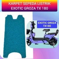 Gambar Karpet Alas kaki Sepeda Motor Listrik Exotic Groza TX180 Serabut Bihun - Hitam dari BP Olshop undefined 5 Tokopedia