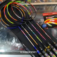 Gambar Raket Badminton Lining Turbo 99 Original - Blue Balack, FREE SENAR LINING AP64 dari SPORT KAMELI JAKARTA undefined 1 Tokopedia