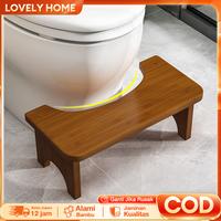 Gambar LOVE Kayu Bangku Pijakan Kursi Kecil Kloset Bangku Dudukan Kaki Toilet Kursi Toilet Stool WC Foldable - Teh 37CMX20CMX17CM dari LOVELY HOME1 undefined 1 Tokopedia