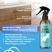 Gambar Wiselie Semprotan Pengusir Tikus Alami Obat Pengusir Anti Tikus Ampuh dengan Formula Aromatic Spray Melindungi Rumah dari Tikus Secara Alami Aman untuk Keluarga Tidak Beracun Efektif di Dalam dan Luar Ruangan Tahan Lama Cairan - TIKUS 250ML dari Wiselie Indonesia undefined 4 Tokopedia