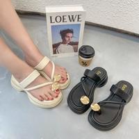 Gambar Deskon! Ff Sandal Wanita Flat Hak Tebal Sendal Tali Kasual Sd-184 - Beige, 38 dari hypermart store undefined 4 Tokopedia
