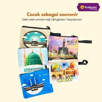 Gambar Dompet Pouch Printing Ka'bah Oleh Oleh Haji dan Umroh Nabawi Bandung - Hajj dari Oleh Oleh Umroh Haji Bandung undefined 4 Tokopedia