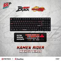 Fantech x Kamen Rider Special Edition Bundling Gaming Gear | Maxfit Air 99 MK916 Keyboard | ATO Deskmat MP905 Mousepad | Tas Laptop Sleeve - foto 2
