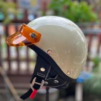 Gambar Helm Cooper Retro Include Pet Vintage - Hitam Glossy, Bening, Size L - List Chrome dari PLANET HELMET undefined 4 Tokopedia