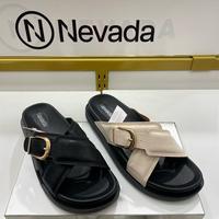 Gambar Nevada sandal wanita slipper model strap super comfy by matahari department store (36-40) sendal simple - Black, 36 dari Alleeeee undefined 1 Tokopedia