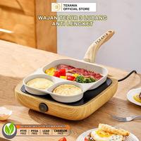 Gambar [LIVE GUDANG] TEXANIA Pancake Egg Omelet Frying Pan Eggpan Panci Grill Steak Daging Cetakan Telur 3 Lubang Kitchenware dari Texania house ware store undefined 1 Tokopedia