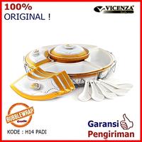 Gambar Wadah Saji Keramik Prasmanan Keramik Party Set Plus Pemutar 35 CM Motif Vicenza HHAC 14 dari Grosir Santijaya649 undefined 5 Tokopedia