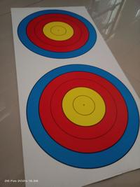 Gambar TARGET FACE FITA DOUBLE VERTICAL 40cm 5 RING KERTAS |Turnamen Archery dari VISION ARCHERY SHOP undefined 4 Tokopedia