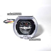 Gambar CR7 Lampu Utama Projie Biled C683 3Inc - Merah Devil IceBlue, Putih-Putih Laser Kuning dari NakaMOTOR undefined 2 Tokopedia