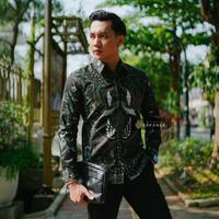 Gambar BATIK ARKANZA STORE Motif Mahameru Kemeja Batik Pria Lengan Panjang Slimfit Premium Bahan Katun Lapis Furing Baju Nyaman - PENDEK, S dari BATIK ARKANZA STORE_NEW undefined 2 Tokopedia