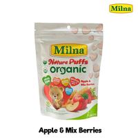 Gambar Milna Nature Puffs Organic Apple & Mix Berries 15 gr - Makanan Ringan dari Apotek Harlie Farma undefined 2 Tokopedia