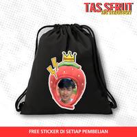 Gambar Tas Serut KING STRAWBERY Garuda Wisnu Satria Muda Gwsm Mas boy Enthul Najib TianFaisal Free stiker - KING STRAW - FAISAL dari diracustom undefined 4 Tokopedia