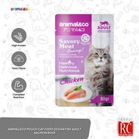 Gambar Animal&Co Cat Wet Food Makanan Basah Kucing Pouch 80 Gram - Kitten Salmon dari RC Petshop Jakarta undefined 2 Tokopedia
