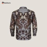 Gambar Batik Keris Kemeja Pria Reguler Fit Lengan Panjang Motif Keris Kala Binar 005GLFSD5 - Krem, 16 dari BATIK KERIS OFFICIAL undefined 2 Tokopedia