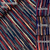 Gambar KAIN VISCOSE GAIA 1344 & AVC 17216 LEBAR KAIN 1.50M - 2- TERACCOTA, 1M dari Matahari Textile undefined 1 Tokopedia